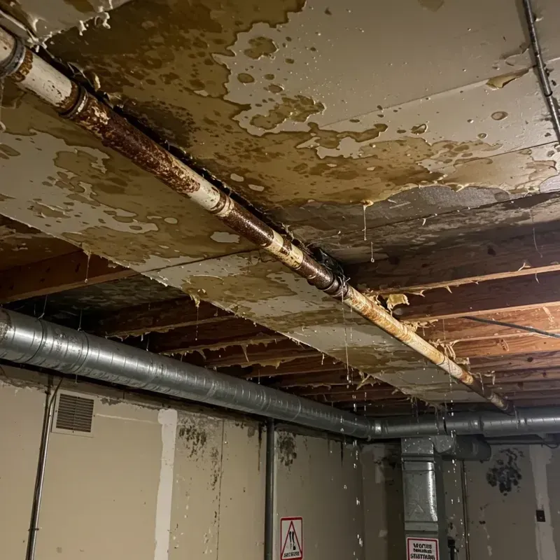 Ceiling Water Damage Repair in West, TX